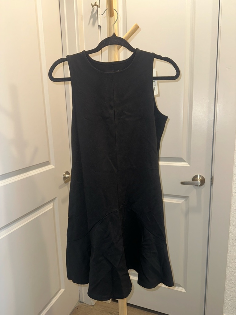 a new day Black Sleeveless Flare Mini Dress